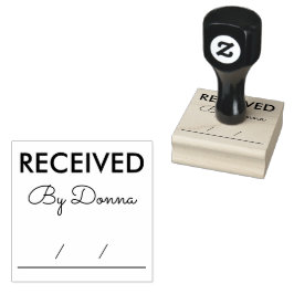 Briefmarke für Personalisierten Namen aus Kautschu Gummistempel