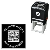 Briefmarke für personalisierten QR-Code für benutz Permastempel (Beispiel)