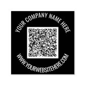 Briefmarke für personalisierten QR-Code für benutz Permastempel (Design)