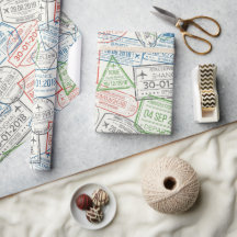 Briefmarke für Reisen und Visa
