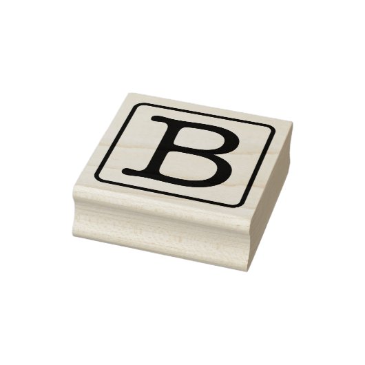 Briefmarke für Schreibmaschine Letter B Gummi Gummistempel (Stempel)