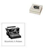 Briefmarke für Schreibmaschine, personalisiert Gummistempel (Stempel)