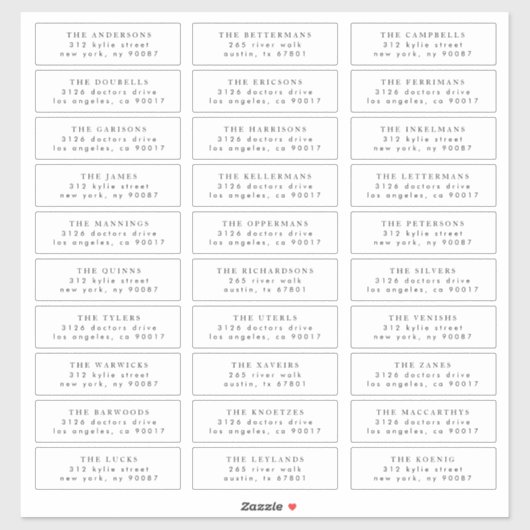 Briefmarke für Schwarz-Einzel-Hochzeitgast Aufkleber (Blatt)