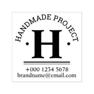 Briefmarke für selbstgefertigte, handgefertigte Ka Permastempel