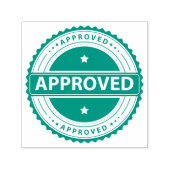 Briefmarke für selbstklebendes Kautschuk Permastempel (Design)