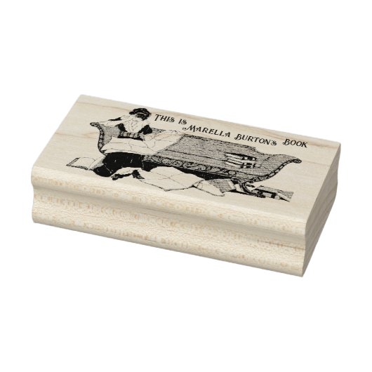 Briefmarke für viktorianische Freizeitbuchbesitzer Gummistempel (Stempel)