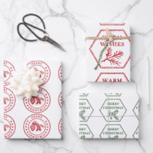 Briefmarke für Vintage Luftpost Verpackungspapierb