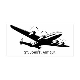 Briefmarke für Vintage Zielflugzeuge Gummistempel