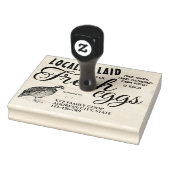 Briefmarke für Wachtelkarton Gummistempel (Stempel)