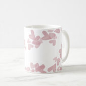 Briefmarke für Wasserfarben - Rosa Skriptname Kaffeetasse (VorderseiteRechts)