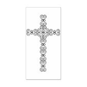 Briefmarke für Zierrollen Gummistempel (Prägung)