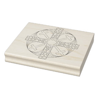 Briefmarke geometrischer Bildmuster Gummistempel