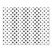 Briefmarke geometrischer Sterne Gummistempel (Prägung)