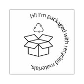 Briefmarke - Gerecycelt Materialien Gummistempel (Prägung)