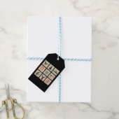 Briefmarke Geschenkanhänger (Mit Garn)