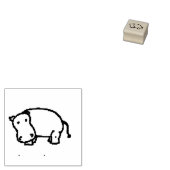 Briefmarke Gummistempel (Stempel)