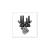 Briefmarke Gummistempel (Prägung)