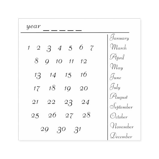 Briefmarke Gummistempel (Prägung)