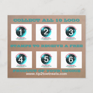 Briefmarke-/Gutscheinkarten Flyer