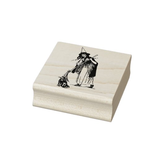 Briefmarke Halloween und Cat Rubber Gummistempel (Stempel)
