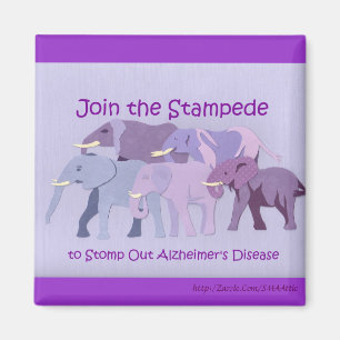 Briefmarke heraus Alzheimer Magnet