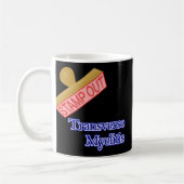 Briefmarke heraus QuerMyelitis Kaffeetasse (Links)