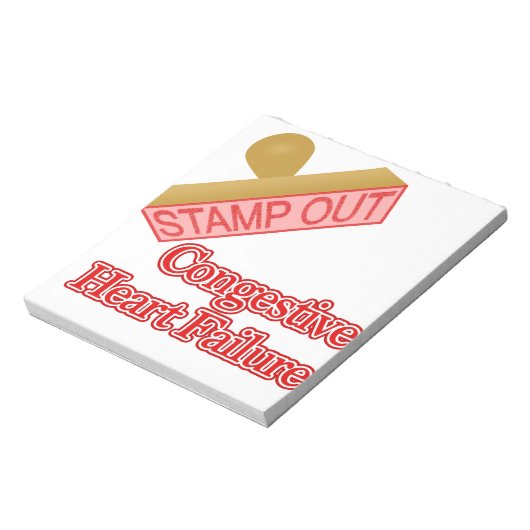 Briefmarke Herzinsuffizienz Notizblock (Rotiert)