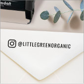 Briefmarke | Ihr Instagram Name Rubber Briefmarke Permastempel