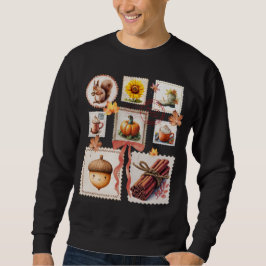 Briefmarke im Herbst Herbst Herbst Sweatshirt