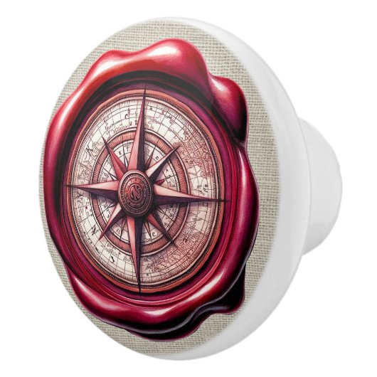 Briefmarke Image Beach Drawer Knobs Keramikknauf (Rechts)