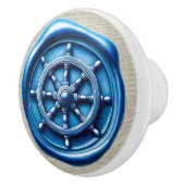 Briefmarke Image Beach Drawer Knobs Keramikknauf (Rechts)