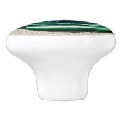 Briefmarke Image Beach Drawer Knobs Keramikknauf (Seitenansicht)