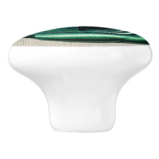 Briefmarke Image Beach Drawer Knobs Keramikknauf (Seitenansicht)