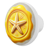 Briefmarke Image Beach Drawer Knobs Keramikknauf (Rechts)