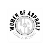 Briefmarke in Asphalt Gummistempel (Prägung)