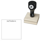 Briefmarke in Sondergröße Gummistempel (Stempel)