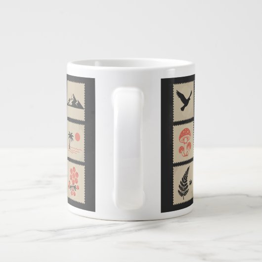Briefmarke Jumbo-Tasse (Rückseite)