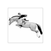 Briefmarke "Jumping Horse Rubber" anzeigen Gummistempel (Prägung)