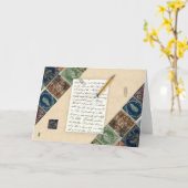 Briefmarke Karte (Gelbe Blume)