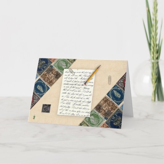 Briefmarke Karte (Vorderseite)