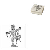 Briefmarke Kid mummy Illustration Gummistempel (Stempel)