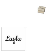 Briefmarke "Layla" Gummistempel (Stempel)