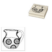 Briefmarke Lemonade Lemon Ade Lemons Pitcher Gummistempel (Stempel)