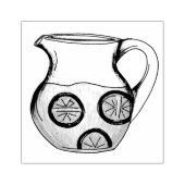 Briefmarke Lemonade Lemon Ade Lemons Pitcher Gummistempel (Prägung)