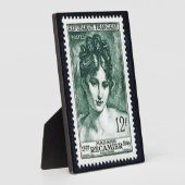 Briefmarke Madame Récamier Fotoplatte (Seite)