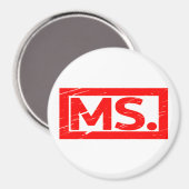 Briefmarke Magnet (Vorderseite/Rückseite)