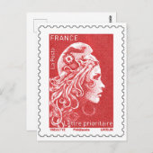 Briefmarke Marianne Postkarte (Vorne/Hinten)