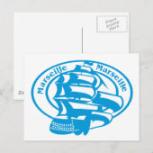 Briefmarke Marseille Postkarte (Vorne/Hinten)