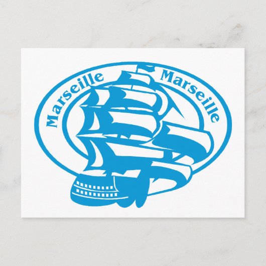 Briefmarke Marseille Postkarte (Vorderseite)
