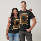 Briefmarke mit einem Huhn T-Shirt (Unisex)
